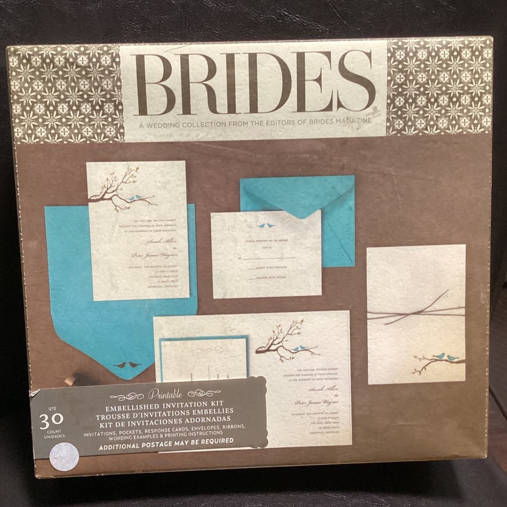 Gartner Studios Brides Printable Embellished Invitation Kit Bundle